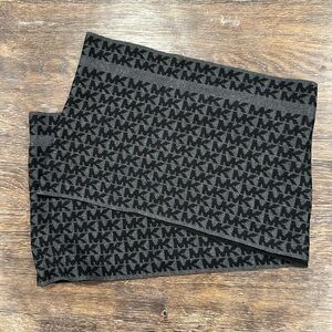 Michael Kors Black and Gray Scarf